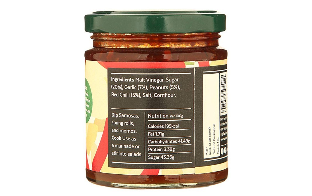 Aamra Sweet Chilli & Peanut Dip   Glass Jar  210 grams